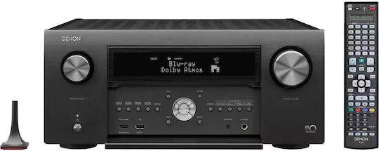 Denon AVC-A10H Home Cinema Amplifier 4K/8K 13.4 Channels 150W/8Ω 190W/6Ω with HDR and Dolby Atmos Black