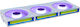 Lian Li UNI SL-INF Wireless 120 Case Fan (2300rpm) με RGB Φωτισμό και Σύνδεση 4-Pin PWM 3τμχ Λευκό