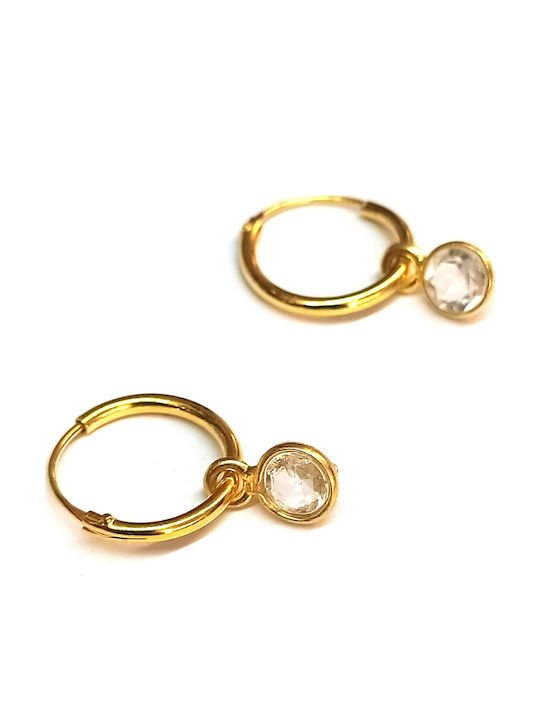 Amalfi Accessories Ohrringe aus Silber mit Diamant
