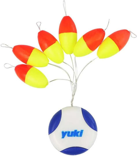 Yuki Flotter Obal L 6pcs Yellow Red