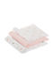 Bimbidreams Pink Rainbows Swaddle Blankets Made of Pink Muslin 80x80cm 3 Pieces