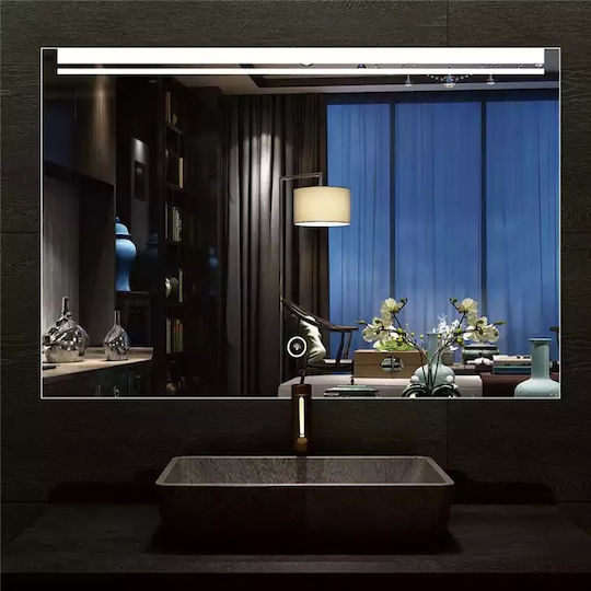 Mysmartmirror 70x100 Oglindă de Baie Iluminată cu Atingere On Off & Dimmer