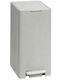 Bathroom Pedal Bin 17L 18.5x26x37cm Inner Bin 10L 1.04kg Plastic Soft Close Petra Elladas