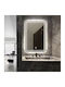 Mysmartmirror 60χ90 Φωτιζομενος Καθρέπτης Αφης On Off Dimmer