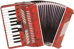 Ginelli 1107a 48b26k Red Ακκορντεόν