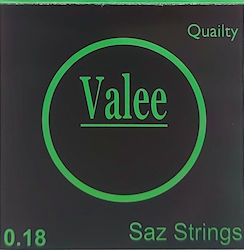 Valee 0.18 Green Χορδές Σάζι Ταμπουρά Valee 0.18 Green Χορδές Σάζι Ταμπουρά