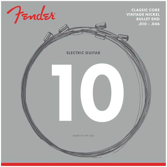 Fender Set Șiruri De Caractere Classic Core 3155r Bullet End 010-.046