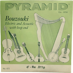 Pyramid Single Bouzouki String Re D 0.11p
