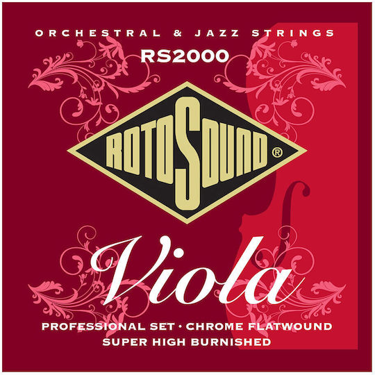 Rotosound Rs2000 Professionelles Viola Saiten Set Für Viola 14-43