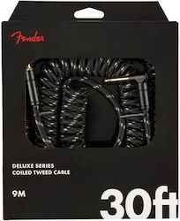 Fender Kabel Für Gitarre Deluxe Coil 30'' Schwarz Tweed