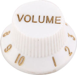 J.j Kb06 Weißes Potentiometerknopf für Gitarre Volume