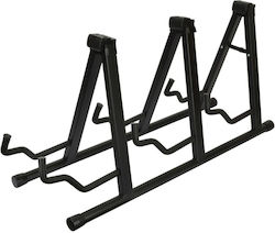 Cobra Triple Gitarre Ständer Elektrische & Akustische Gitarren Επιδαπέδια Τριπλή Βάση Ηλεκτρική Ακουστική Κιθάρα Cls402