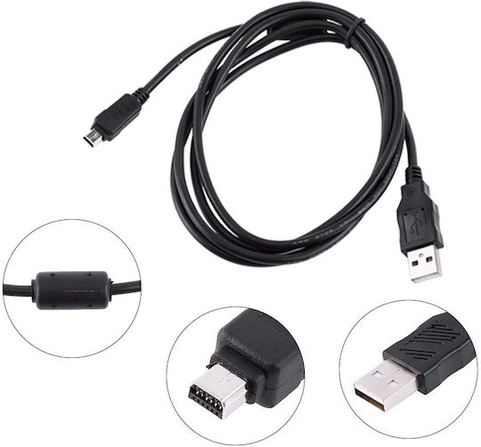 Usb 12pin Data Cable Cb-usb5 Cb-usb6 Olympus Fe-120 Fe-130 Fe-140 Fe-200 Fe-5500 E330 E-410 E-510 Sz-10 Sz-30 1.5m Oem