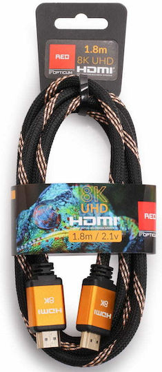 Opticum HDMI-Kabel 1,8m 2.1v 8k Uhd