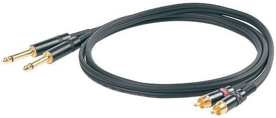 Proel Chlp-310-lu15 Καλώδιο Καρφί-rca 1,5m