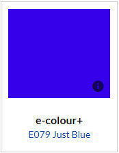 Rosco E079 Just Blue Color Filter Sheet 122cm X 50cm
