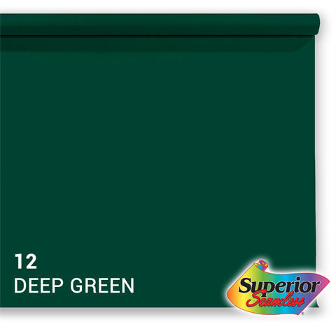 Superior Hintergrundpapier 12 Tiefes Grün 2,72 X 11m