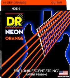 Dr Neon Noe-9 9-42 Set Of Electric Guitar Strings