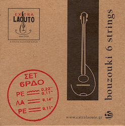Extra Laouto Strings 6-String Bouzouki 011''