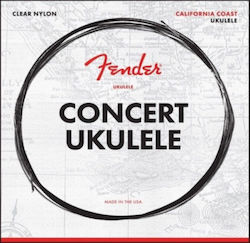 Set Șiruri De Caractere Concert Ukulele Fender Made In U.S.A Potrivite Pentru Acordaj G C E A