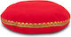 Velvet Singing Bowl Cushion Support Pillow 17cm Red