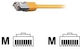 Lan S FTP Netzwerkkabel Patchkabel Cat.6 1m Orange