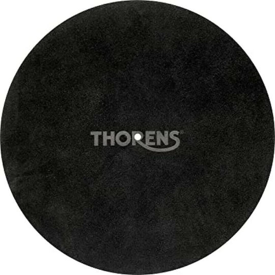 Thorens Кожен Слипмат Suede Черен