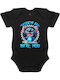 Koupakoupa Stitch Touch Me And I Will Bite You Къс ръкав Black