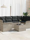 Zweisitziges Sofa Außenbereich Rattan 55x55x37cm