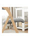 Foldable Kitchen Wooden Chair Grey