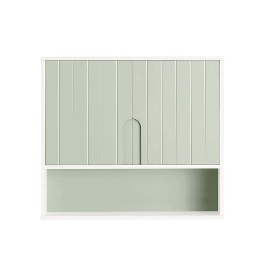 SoBuy Ντουλάπι Μπάνιου 60x53.5x14.5cm Πράσινο