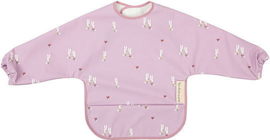 Bimbidreams Rabbits Waterproof Fabric Coverall with Hoop & Loop Fastener Pocket & Sleeves
