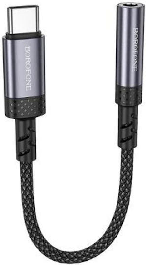 Borofone Konverter USB-C männlich zu 3.5mm weiblich Gray 1Stück 35433