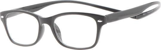 Cammello Reading Glasses +2.75 with Magnet in Gray color
