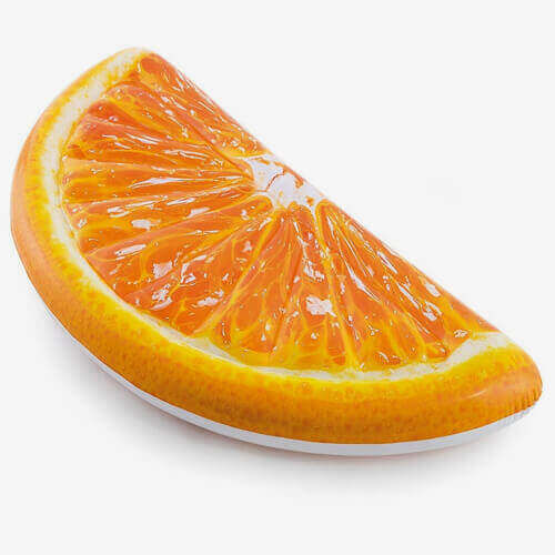 Inflatable Beach Mattress Orange 178x85cm