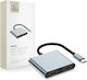 Tech-Protect Μετατροπέας USB-C male σε HDMI 2x female Γκρι 1τμχ