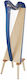 Salvimar Juno 27 Blue Sipario Biocarbon Harp with 27 Strings