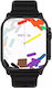 T900 Ultra Smartwatch mit Pulsmesser (Schwarz)