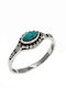 Amalfi Accessories Damen Ring mit Steinen aus Silber