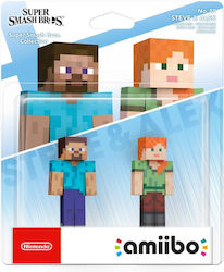 Amiibo Steve & Alex Minecraft Amiibo Steve & Alex Minecraft