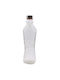 Flasche Wasser Glas mit Schraubverschluss Silber