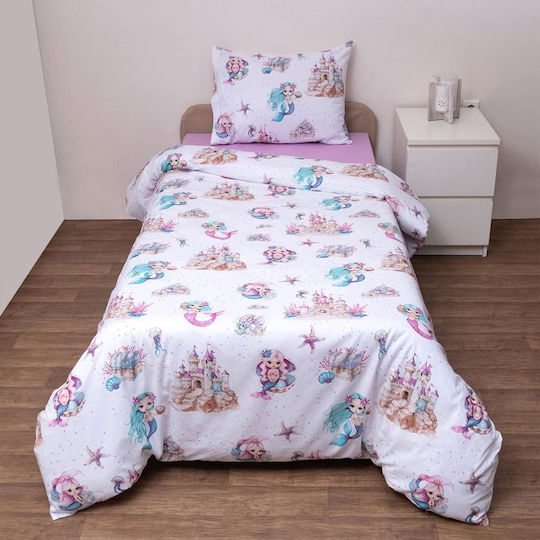 Viopros Duvet Crib Cotton White 120x160cm