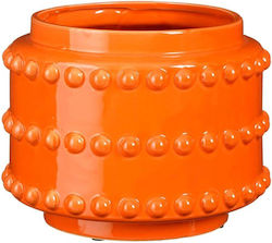 Supergreens Plant Pot Ceramic Orange Supergreens Plant Pot Ceramic Orange