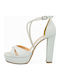 Leder Sandalen Weiß