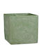 Supergreens Planter Ceramic Green 21x21x20.5cm.