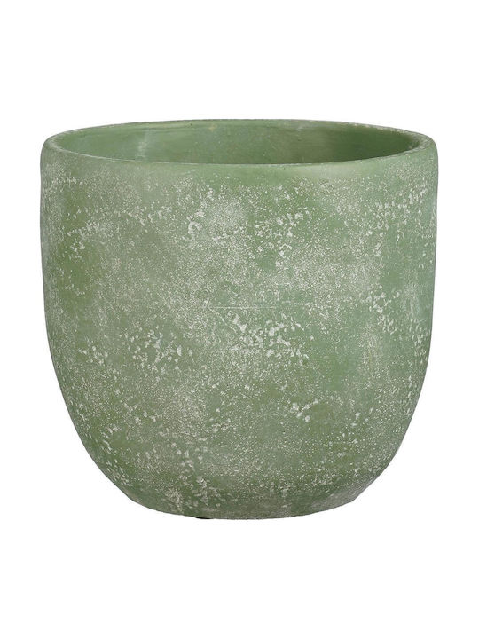 Supergreens Planter Concrete Green 17x17cm.