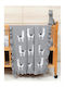 Liolios Home Blanket Nursery Swaddling Blankets Lama Cotton Gray with Animal 80x100cm