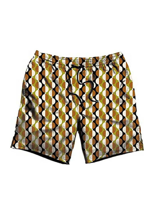 Men's Swimwear Shorts Khaki with Patterns