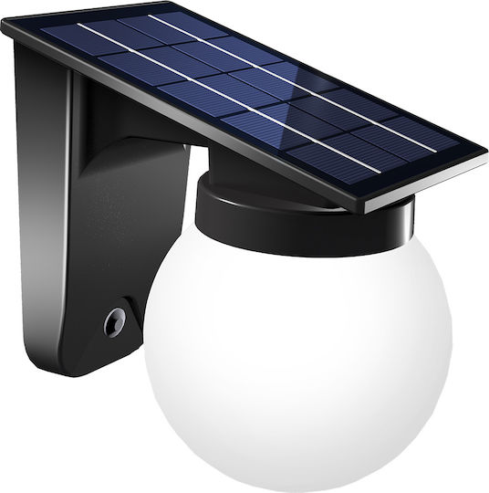 Inlight Wall Mounted Solar Light 1W with Natural White Light 4000K IP65 13cmx19cmx17.5cmcm