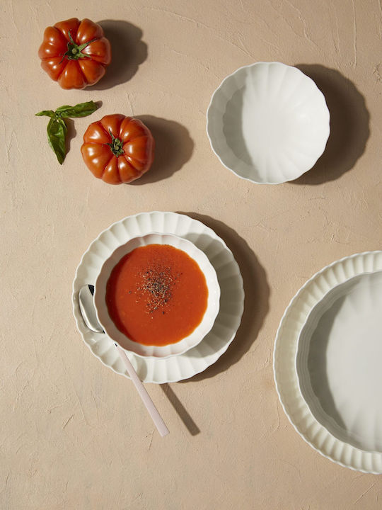 Kutahya Porselen White Porcelain Dinnerware Set 72pcs